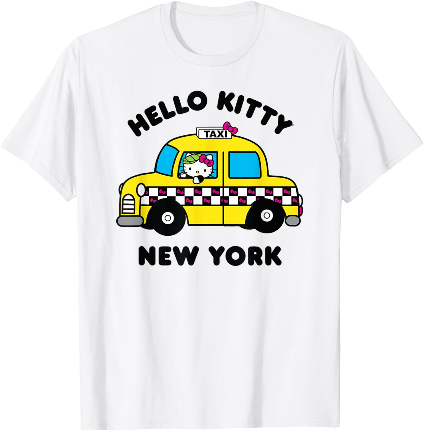 Hello Kitty New York Taxi T-Shirt Fun Gift for Cat Lovers and Tourists - 5
