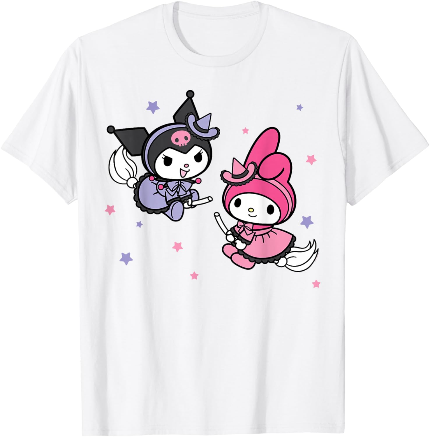 My Melody Kuromi Little Witches Halloween T-Shirt for Kids and Adults - 3