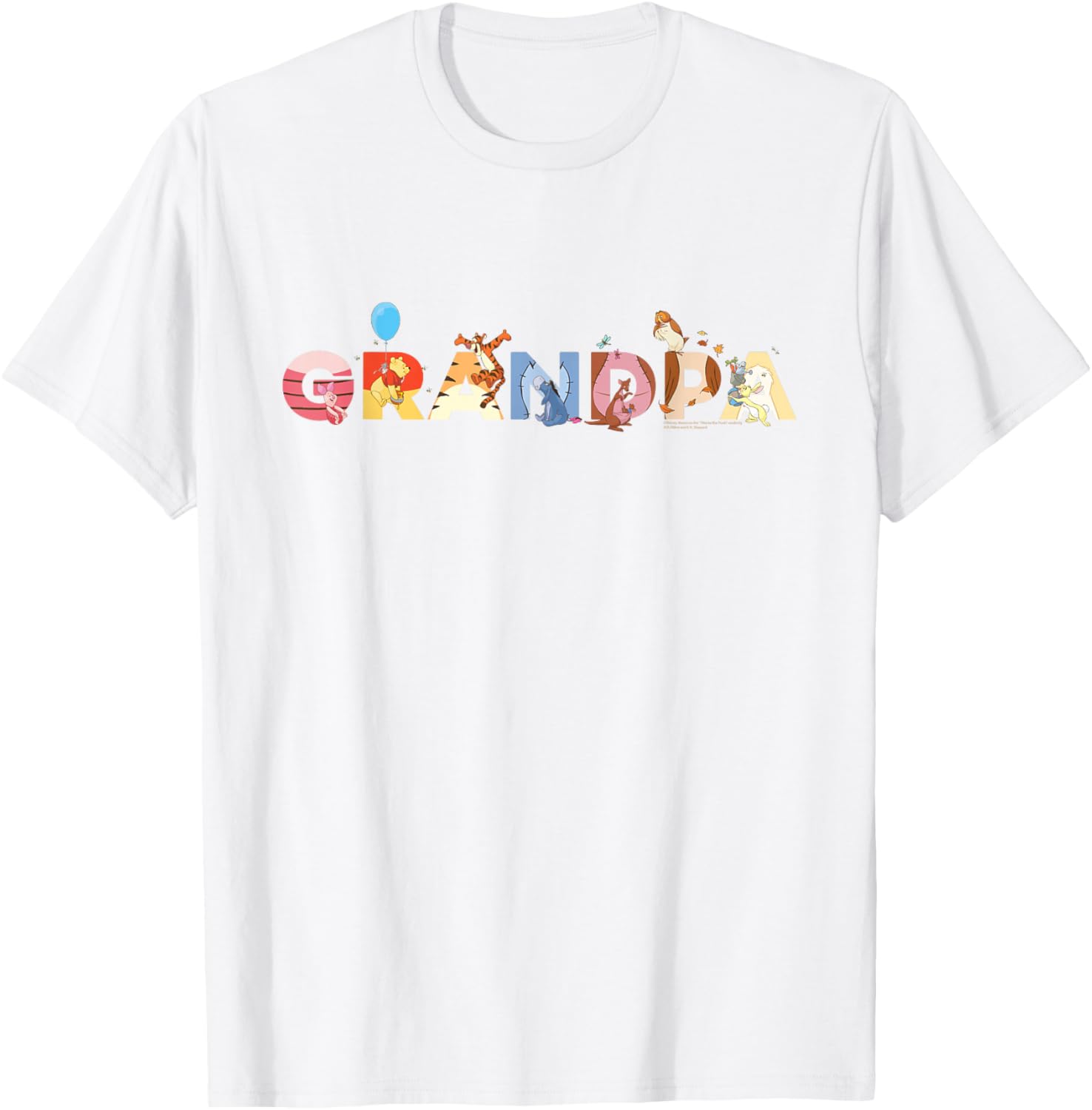 Disney Winnie the Pooh Grandpa Gift Family Trip T-Shirt for All Ages - 1