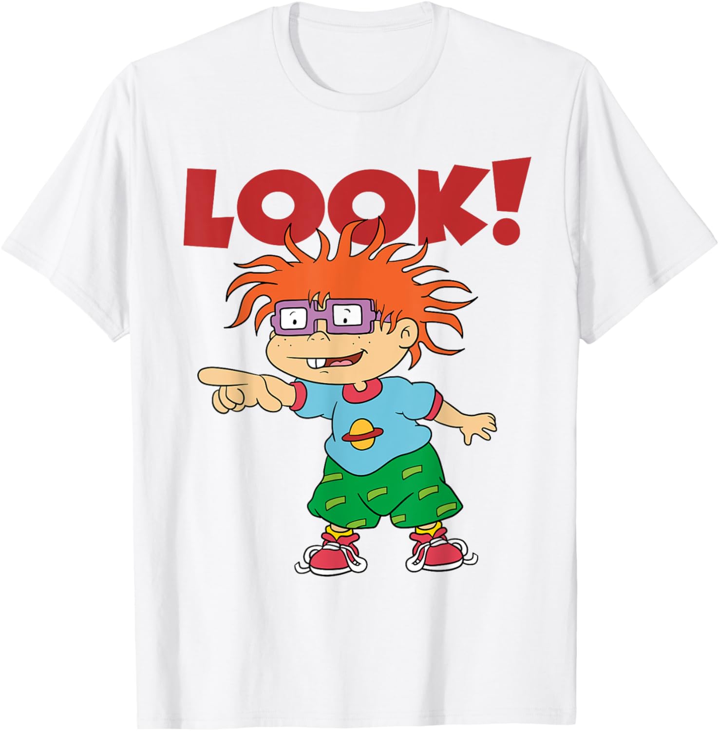 Mademark Rugrats Chuckie Finster Look T-Shirt for Kids and Adults - 6