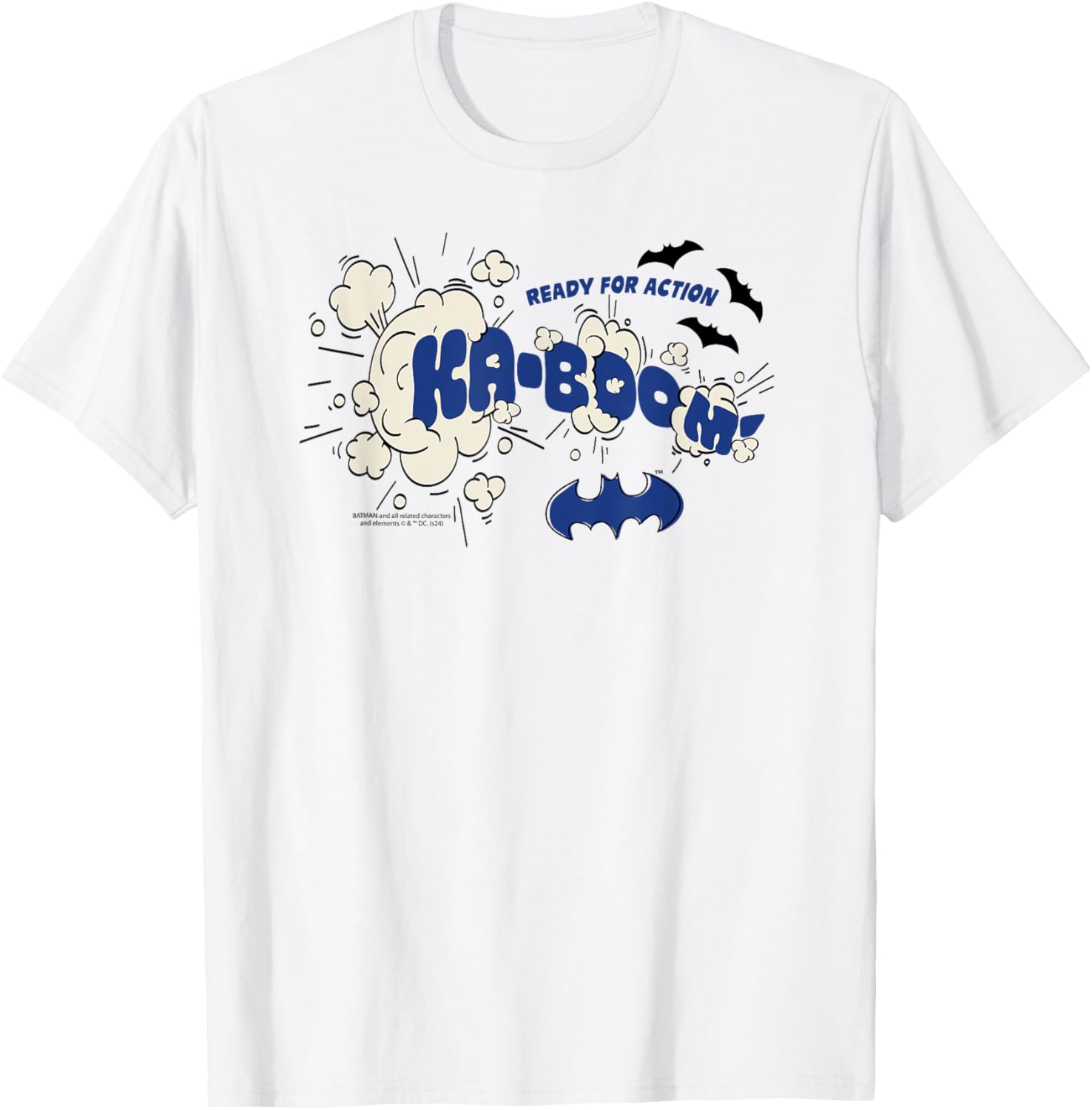 Amazon Essentials Batman Comic Kaboom Ready for Action T-Shirt - 3