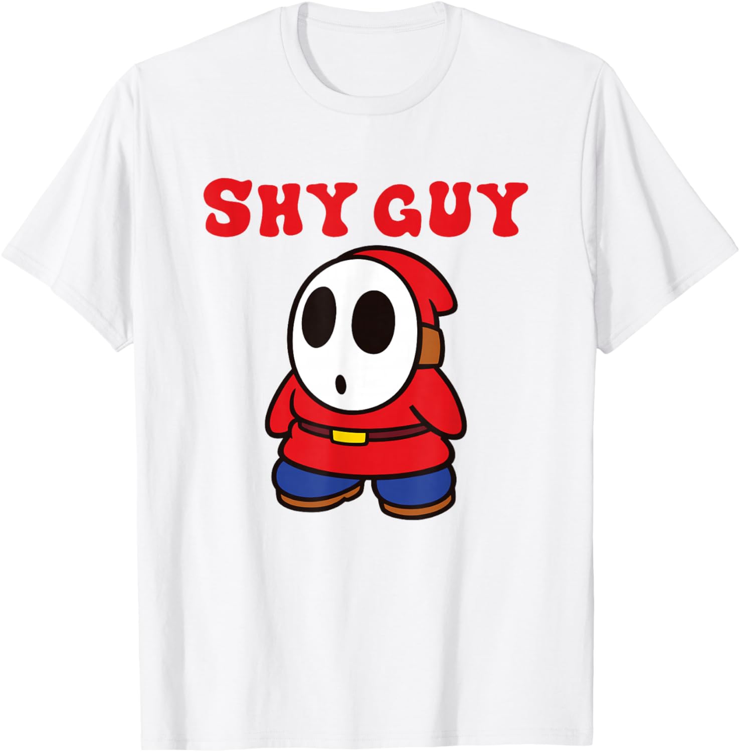 Super Mario Shy Guy Retro T-Shirt for Gamers - Nintendo Fan Apparel - 17