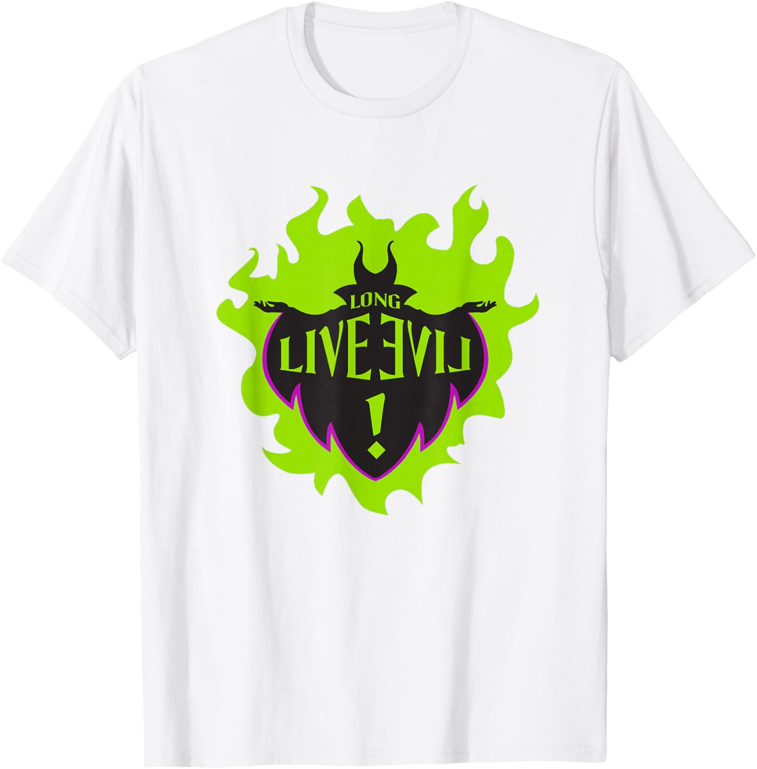 Disney Descendants Maleficent Long Live Evil T-Shirt for Fans - 9