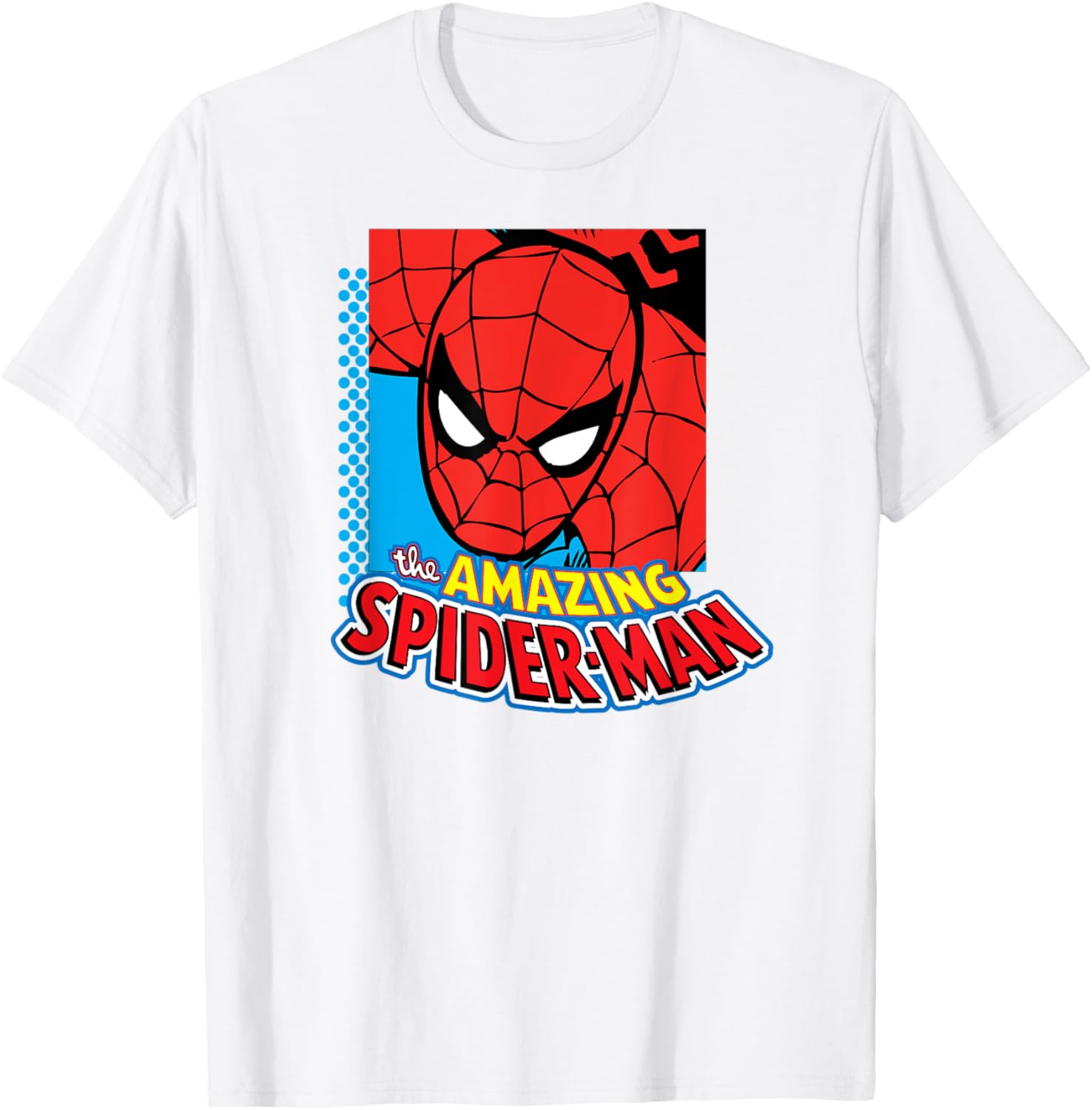Marvel Spider-Man Logo T-Shirt for Men in White, Size Small – Stylish Apparel - 1