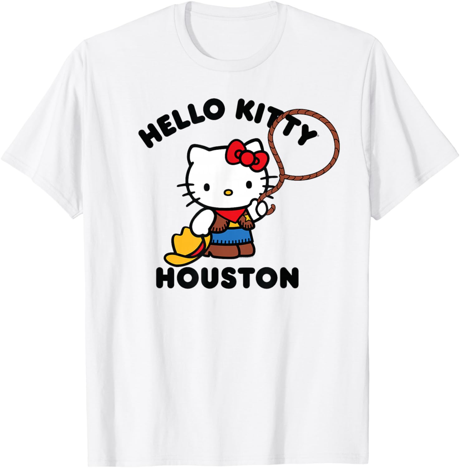Hello Kitty Cowgirl T-Shirt Houston Texas Cute Western Apparel for Kids - 10