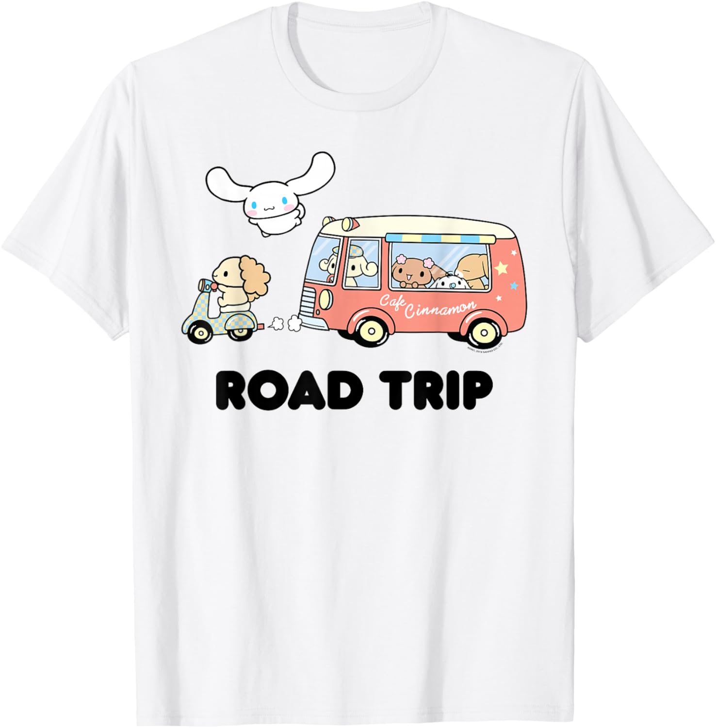 Cute Cinnamoroll Road Trip T-Shirt for Fun Adventures and Travel - 4