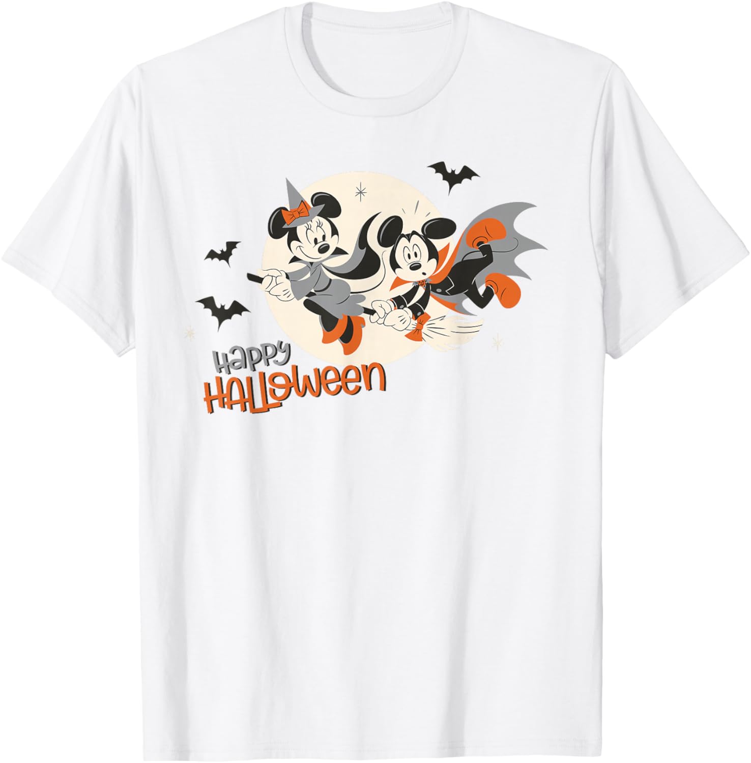 Disney Halloween Minnie and Mickey Flying T-Shirt for Kids and Adults - 2