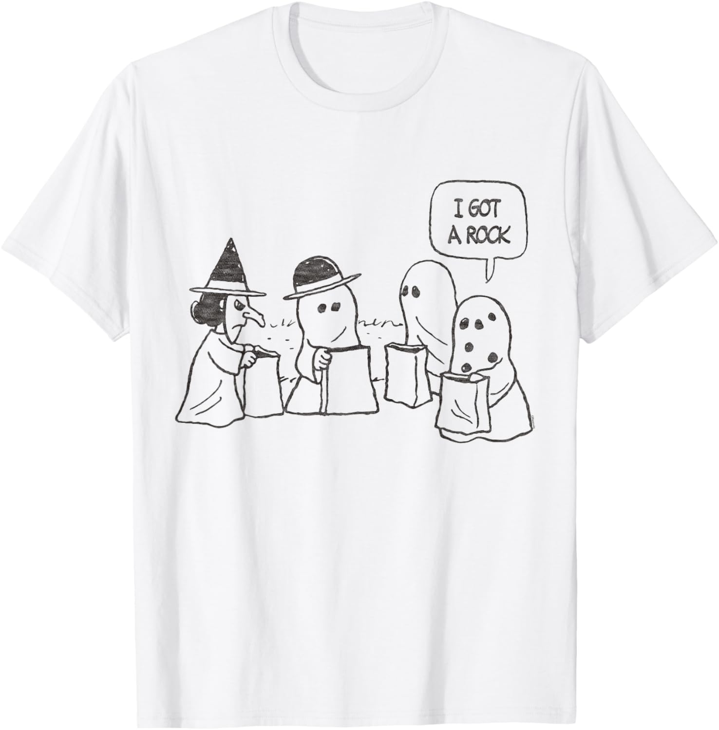 Peanuts Halloween Charlie Brown I Got a Rock T-Shirt for Fans - 2