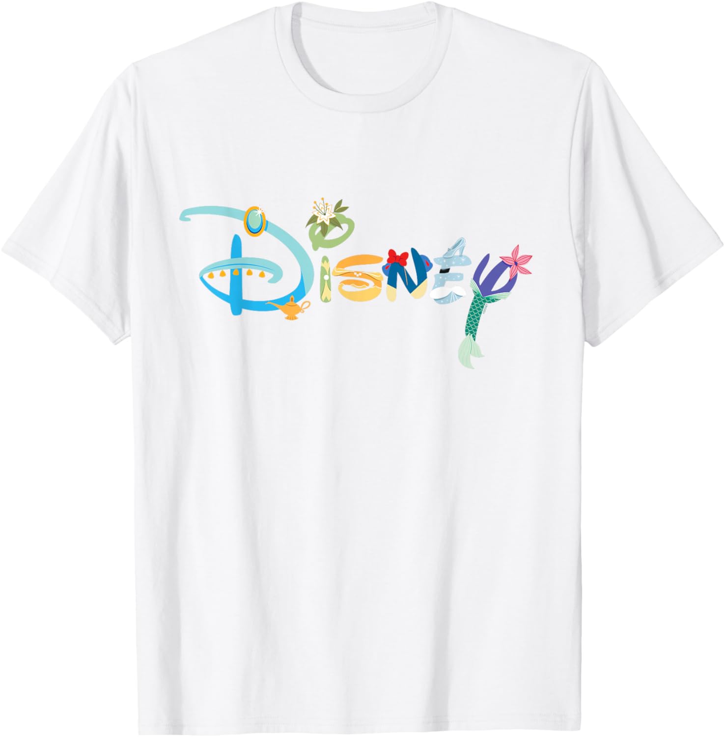 Disney Princess Classic Logo T-Shirt for Kids and Adults, Stylish Gift - 17