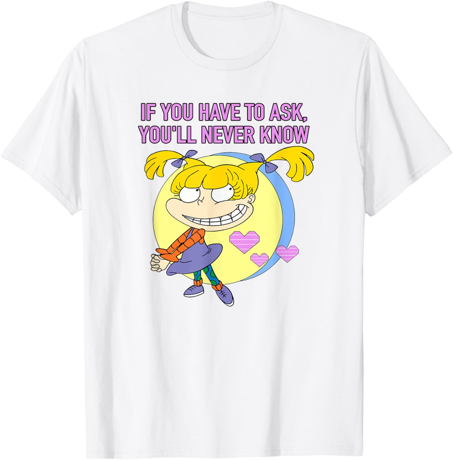 Mademark Rugrats Angelica If You Have to Ask You'll Never Know T-Shirt - 1