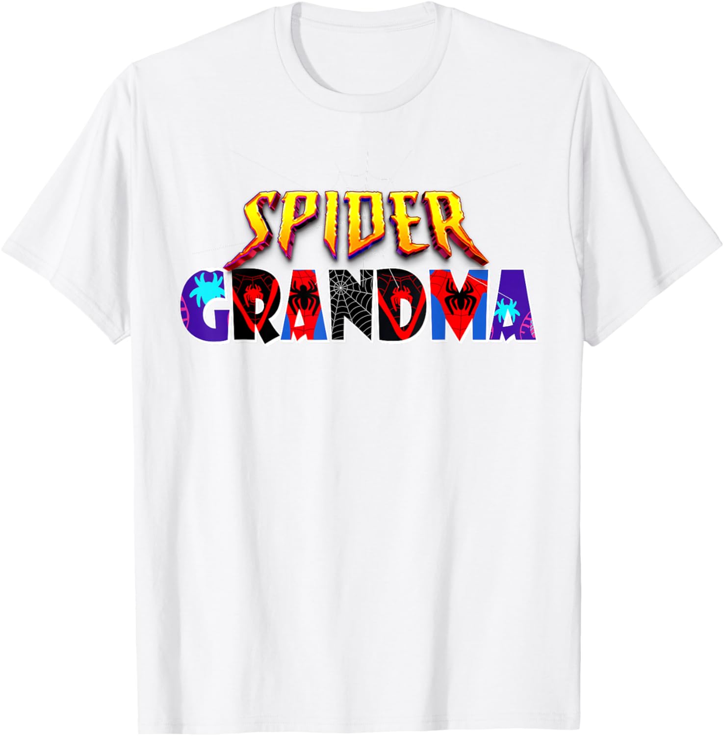 Cute Spider Grandma Shirt for Birthday Mothers Day and Halloween Fun - 16