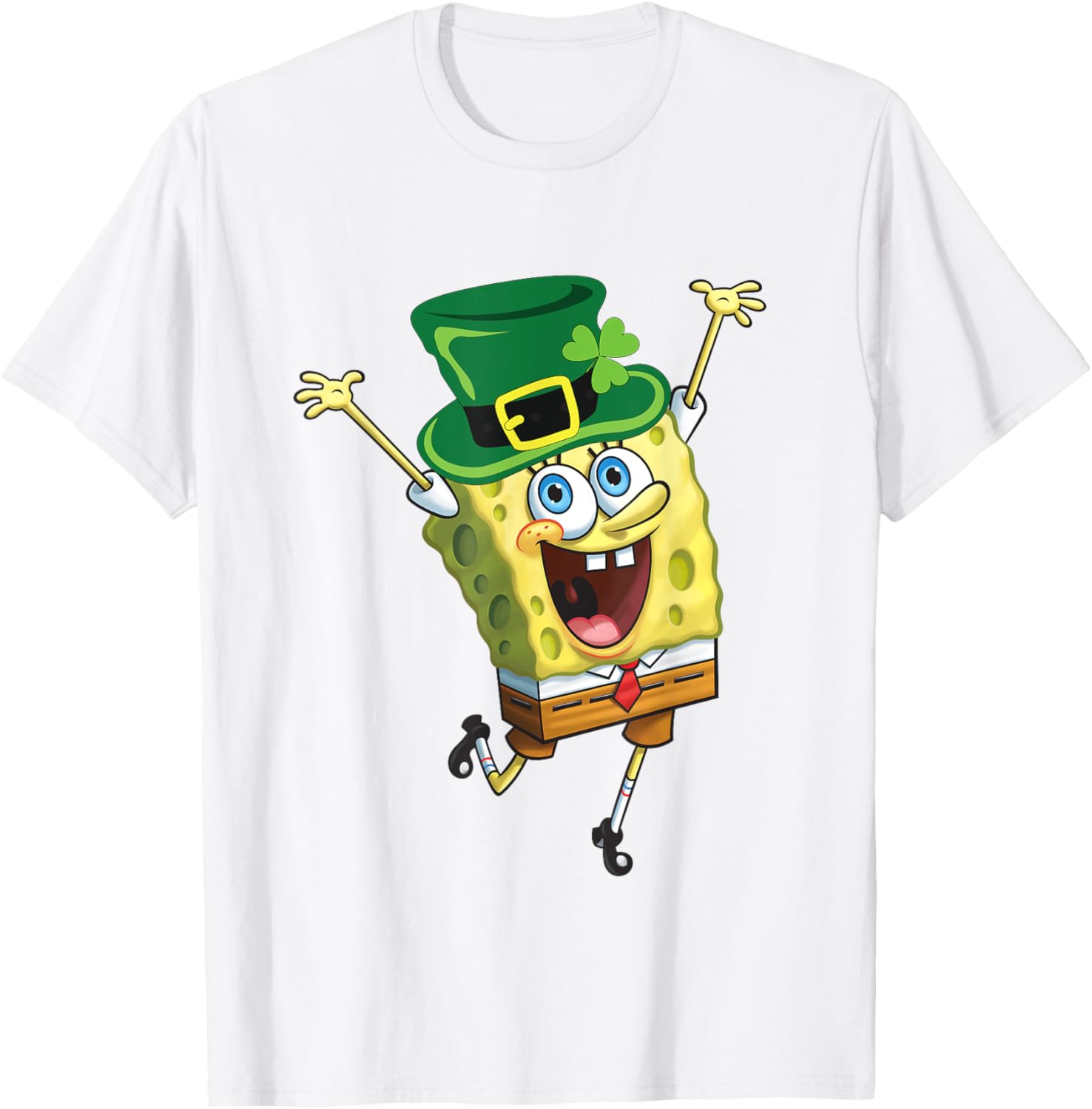 SpongeBob SquarePants St Patricks Day T-Shirt for Fun Festive Style - 12