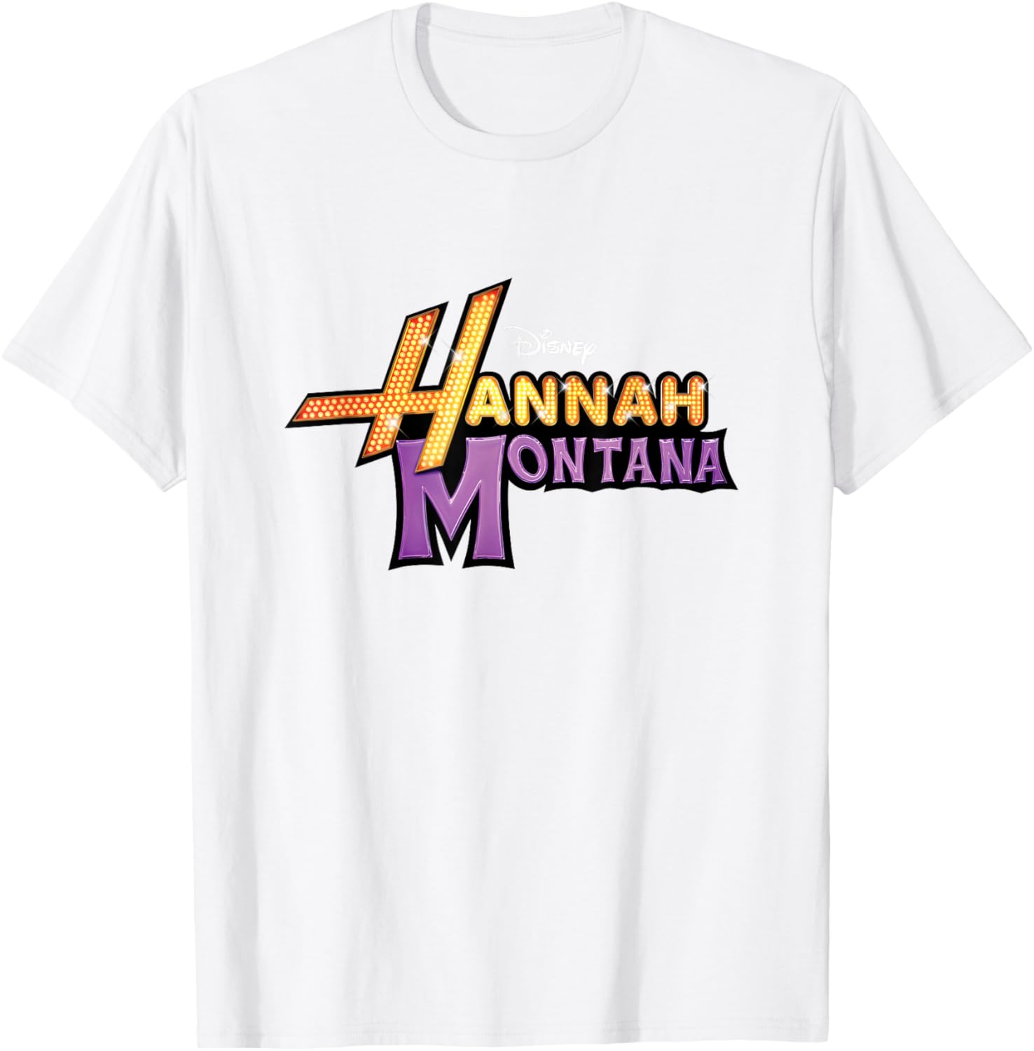 Disney Hannah Montana Big Logo T-Shirt for Classic Fans and Style - 16