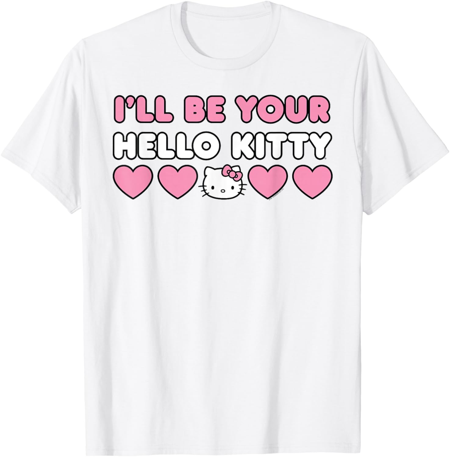 Cute Hello Kitty Couples Matching Valentine's Day T-Shirt for Lovers - 6
