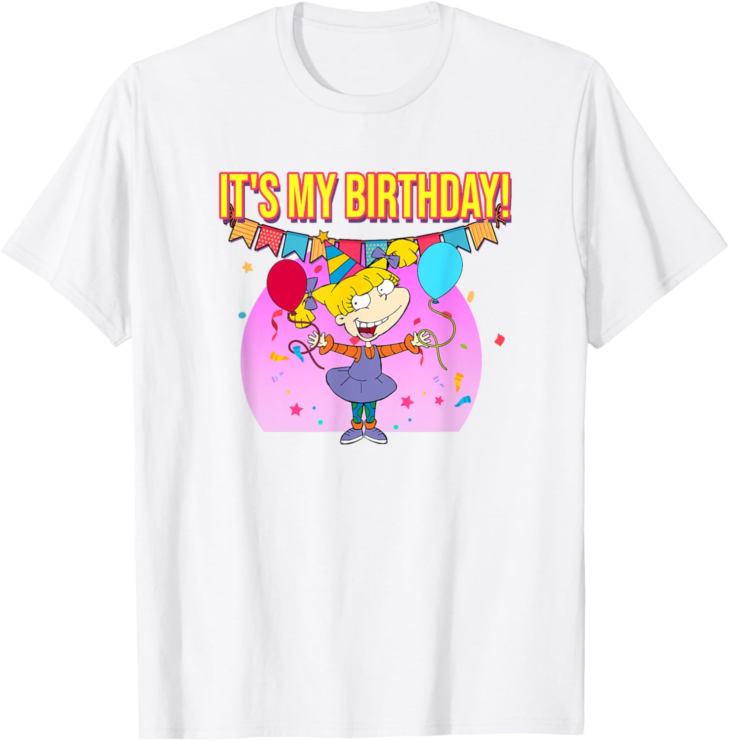 Mademark x Rugrats Angelica Pickles Birthday T-Shirt Fun Kids Apparel - 17