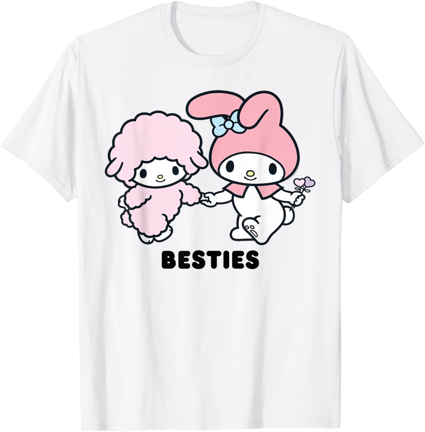 My Melody Besties T-Shirt Cute Graphic Tee for Fans of Adorable Style - 11
