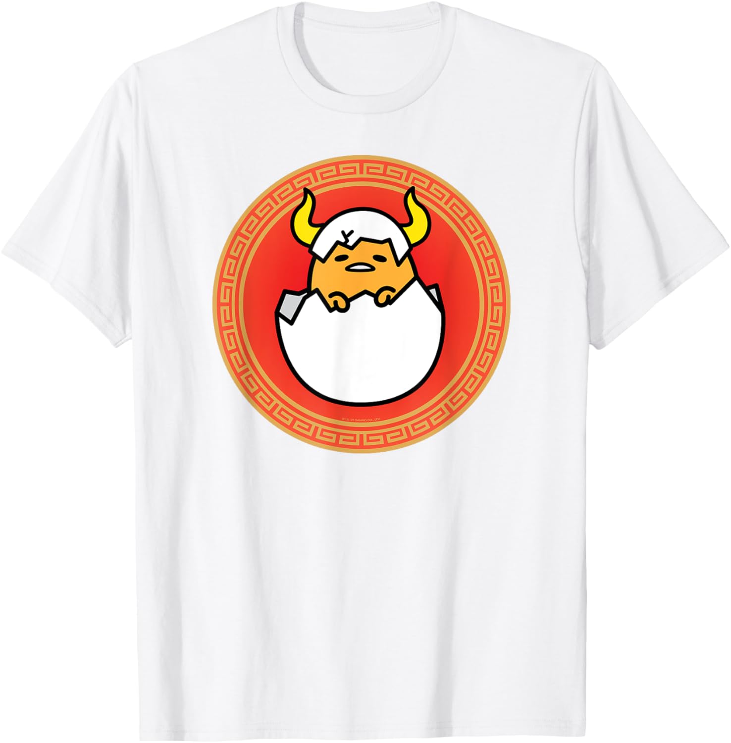 Gudetama Year of the Ox 2021 Lunar New Year T-Shirt for Fun Fashion - 2