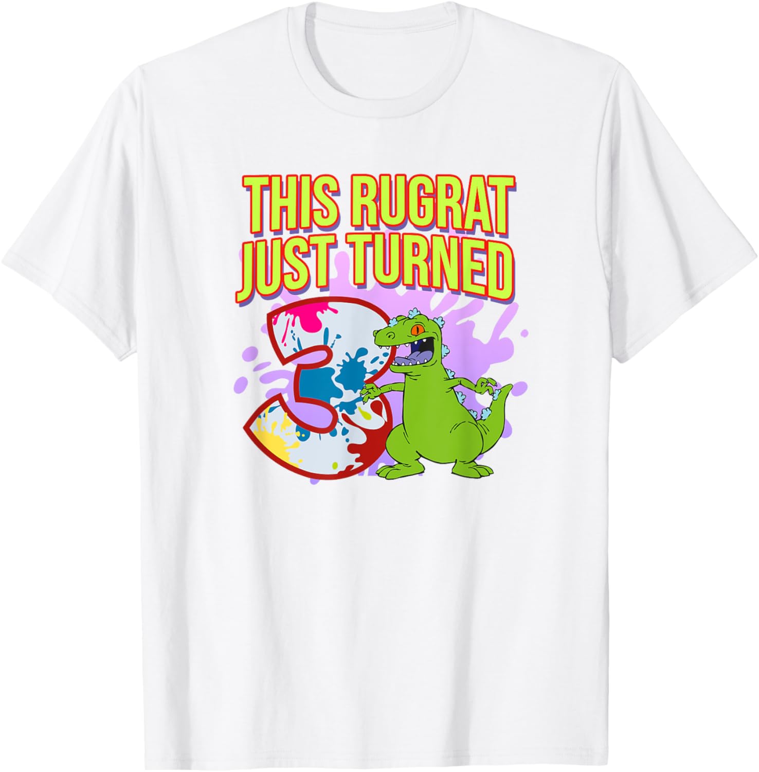 Mademark Rugrats 3rd Birthday Party T-Shirt for Kids Fun Celebration - 2