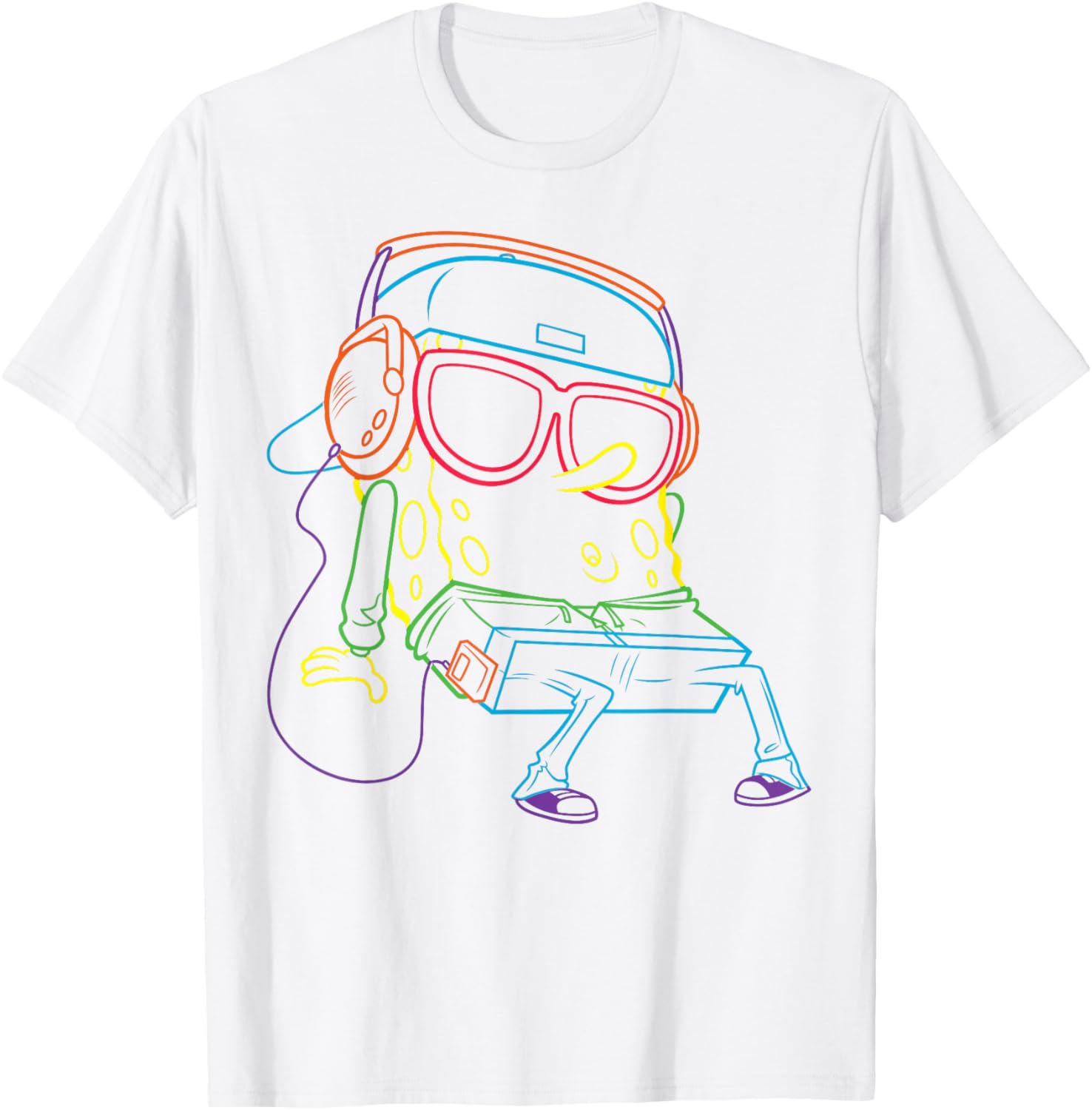 Spongebob SquarePants Hip Hop T-Shirt Fun and Stylish Graphic Tee - 2