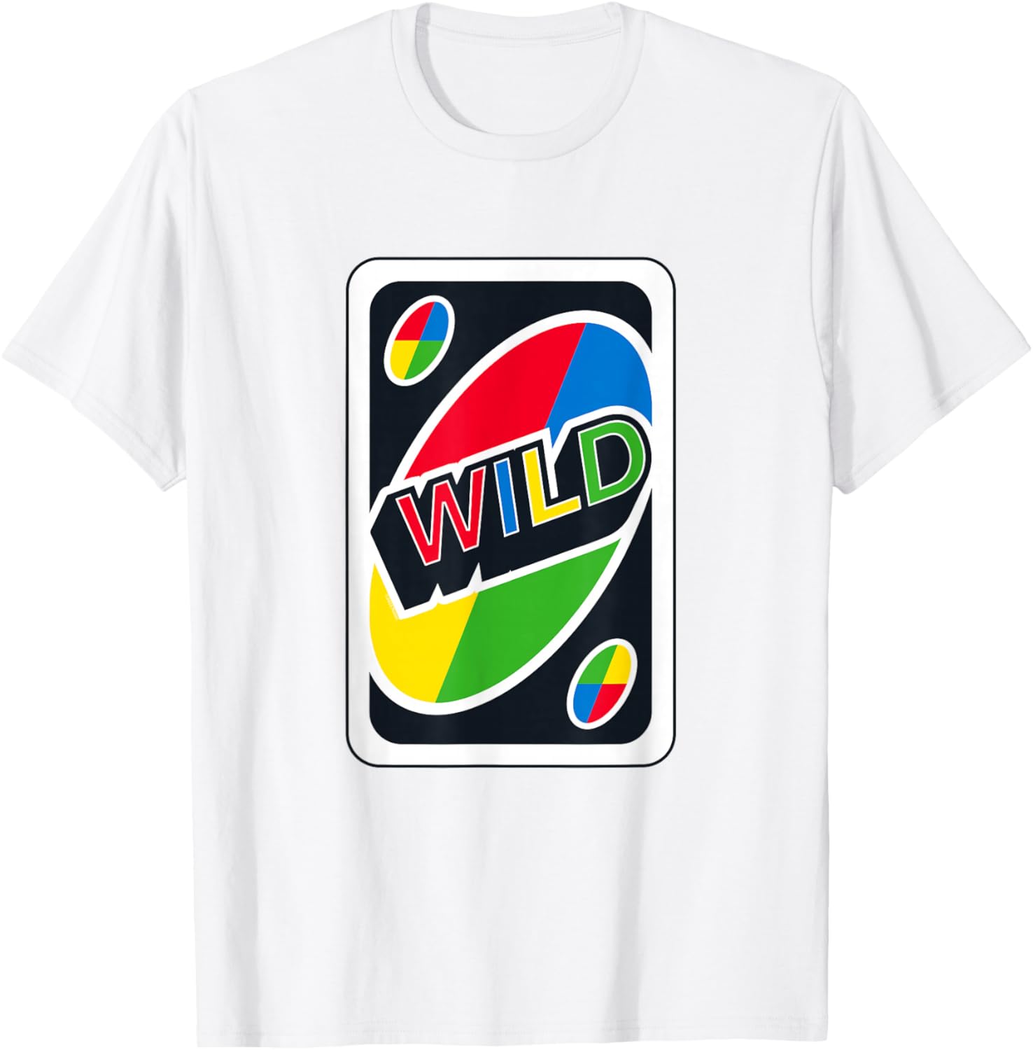UNO Wild Card T-Shirt Fun Graphic Tee for Gamers and Casual Wear - 12