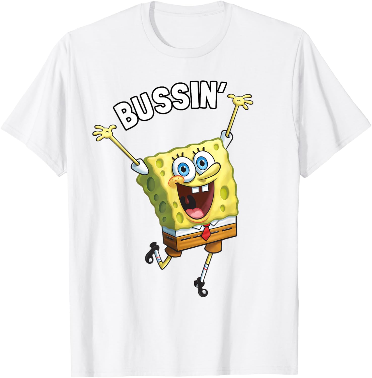 Mademark SpongeBob SquarePants Bussin T-Shirt for Fun and Fashion - 19
