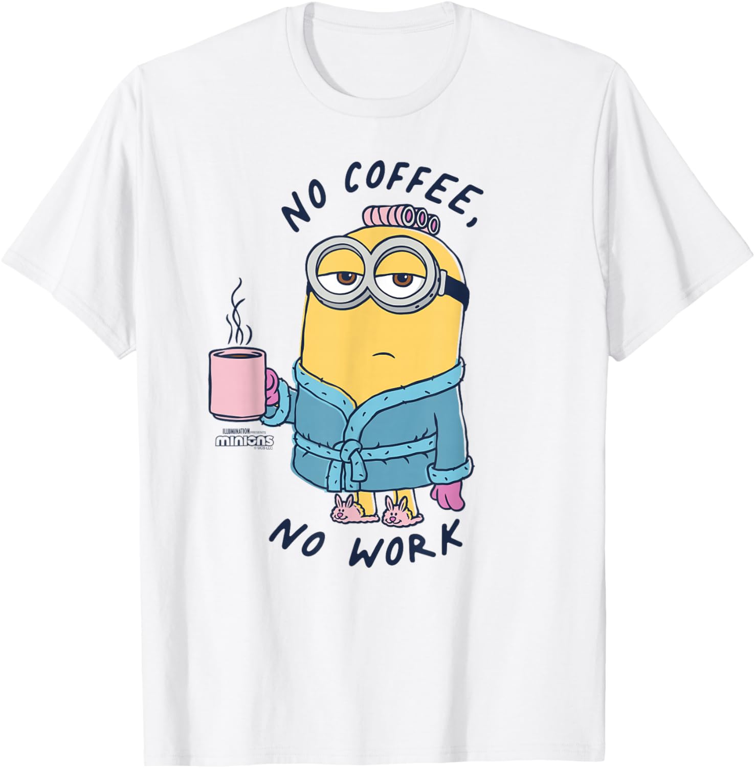 Minions Dave No Coffee No Work T-Shirt Fun Graphic Tee for Fans - 1