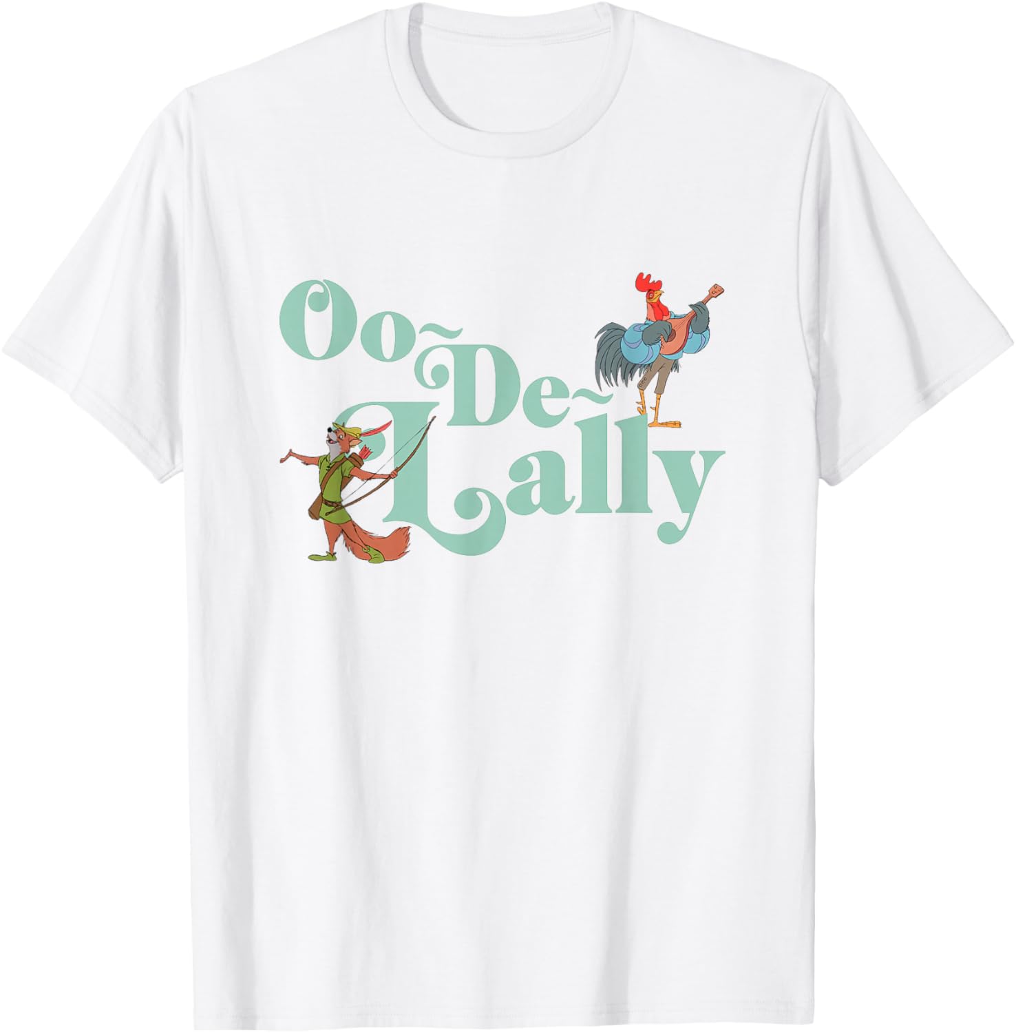 Disney Robin Hood Oo-De-Lally Quote T-Shirt for Fans and Collectors - 1