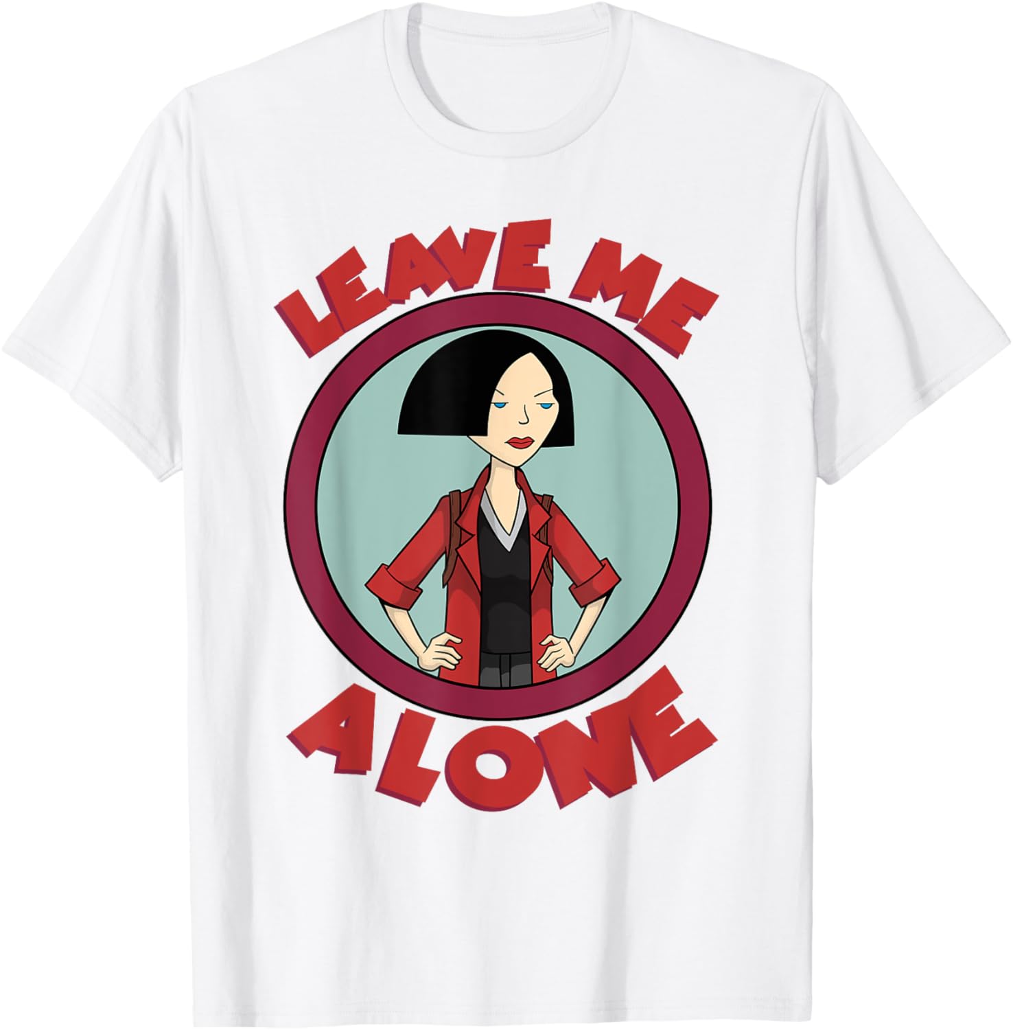 Mademark x Daria Jane Lane Leave Me Alone T-Shirt for Fans and Fashionistas - 3