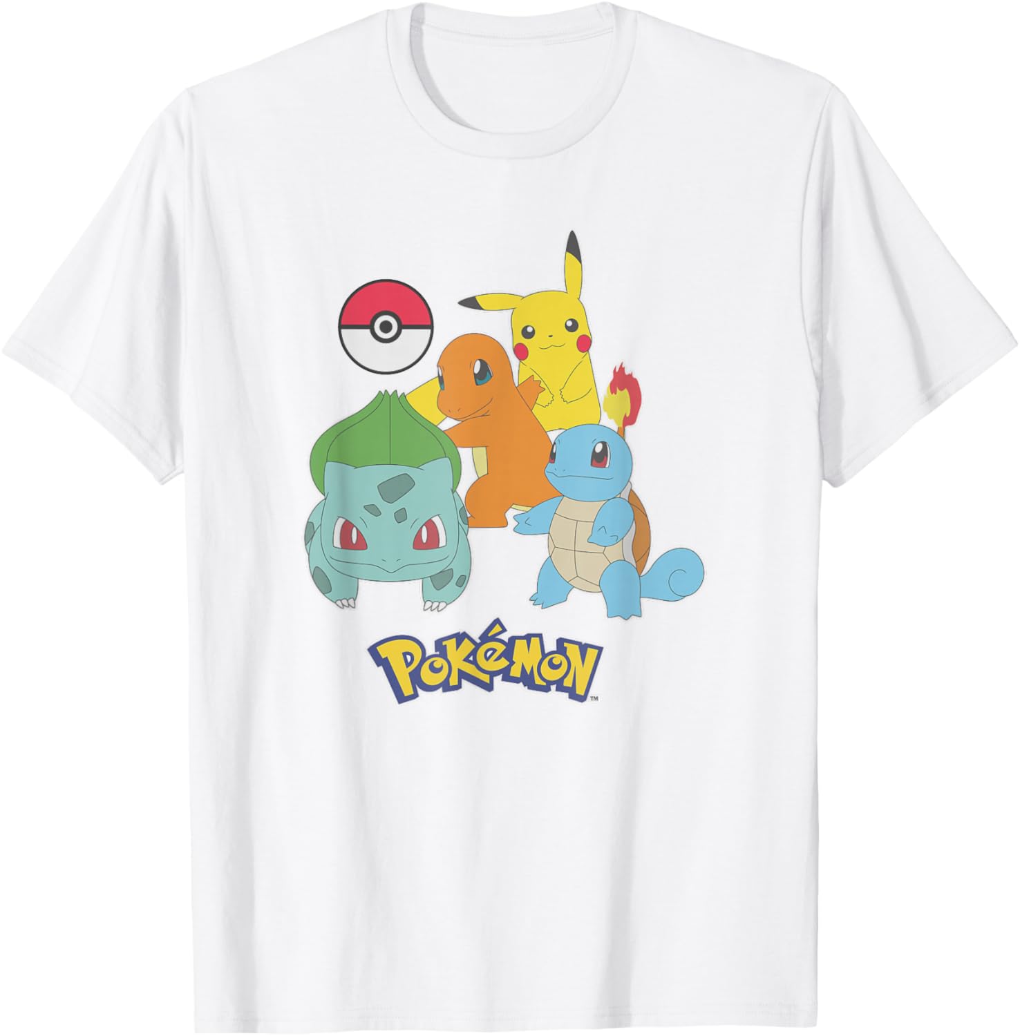 Pokemon First Generation Group Shot Logo T-Shirt for Fans and Collectors - 1