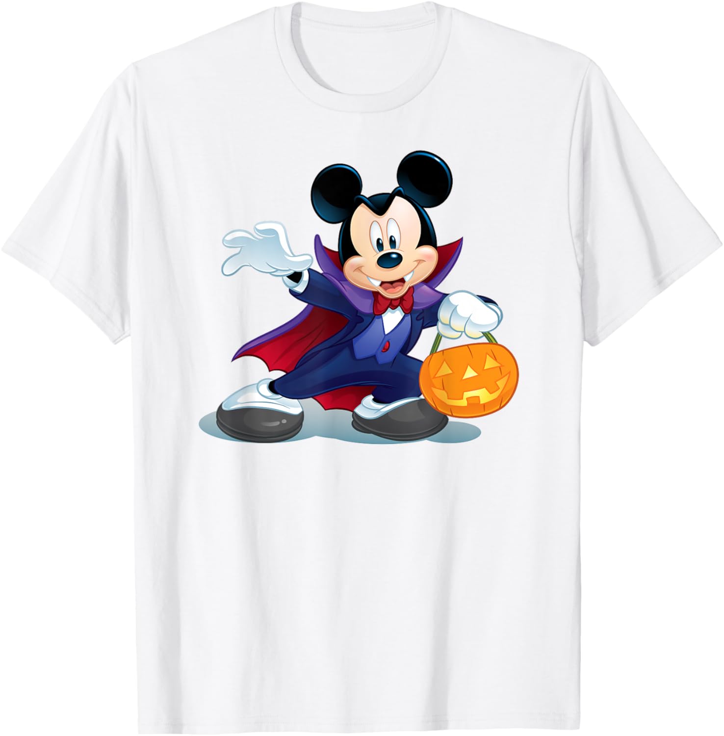 Disney Halloween Mickey Mouse Vampire T-Shirt for Fun Holiday Style - 5