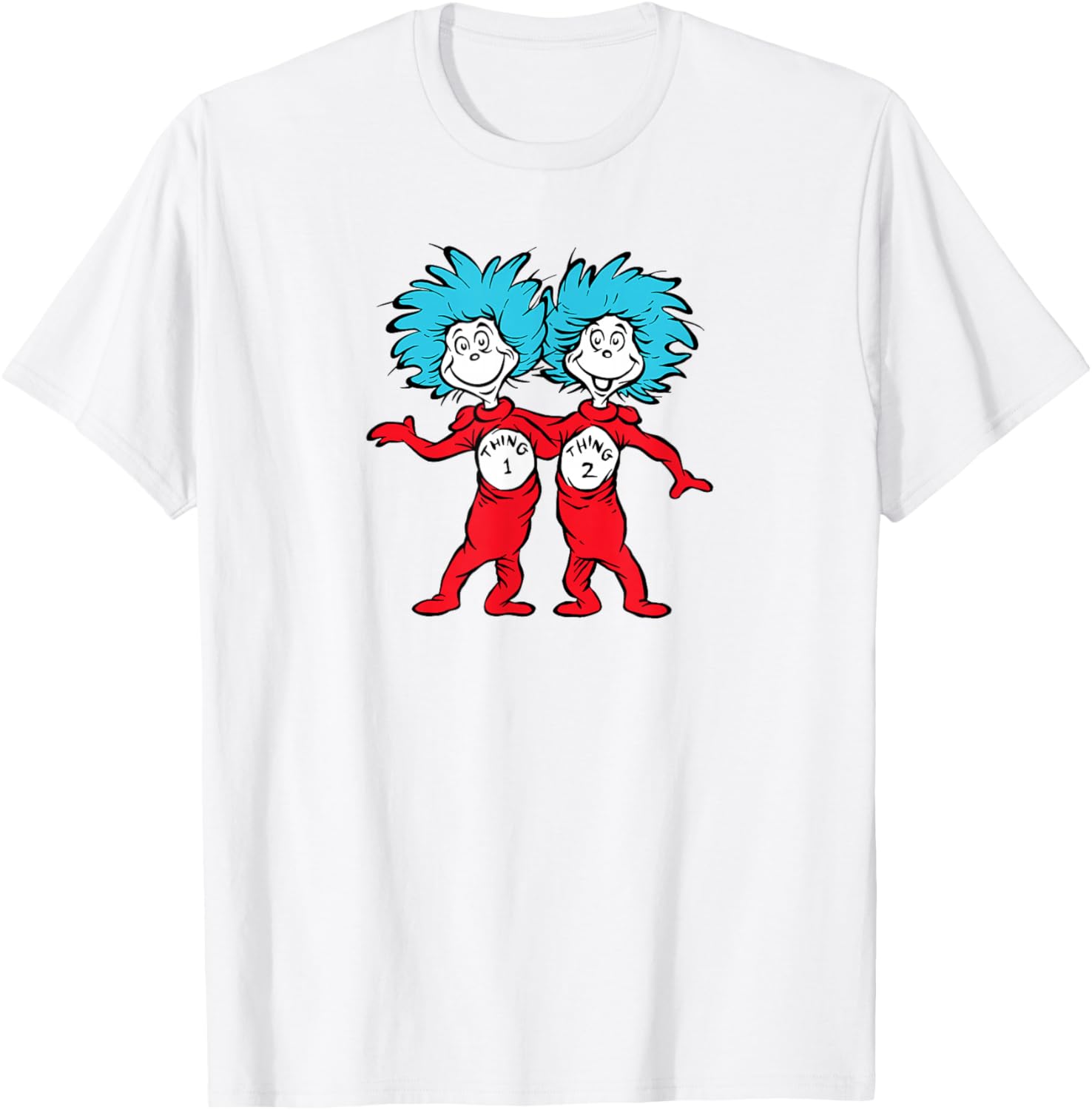 Dr. Seuss Thing 1 Thing 2 Buddies T-Shirt for Fun Lovers and Kids - 20