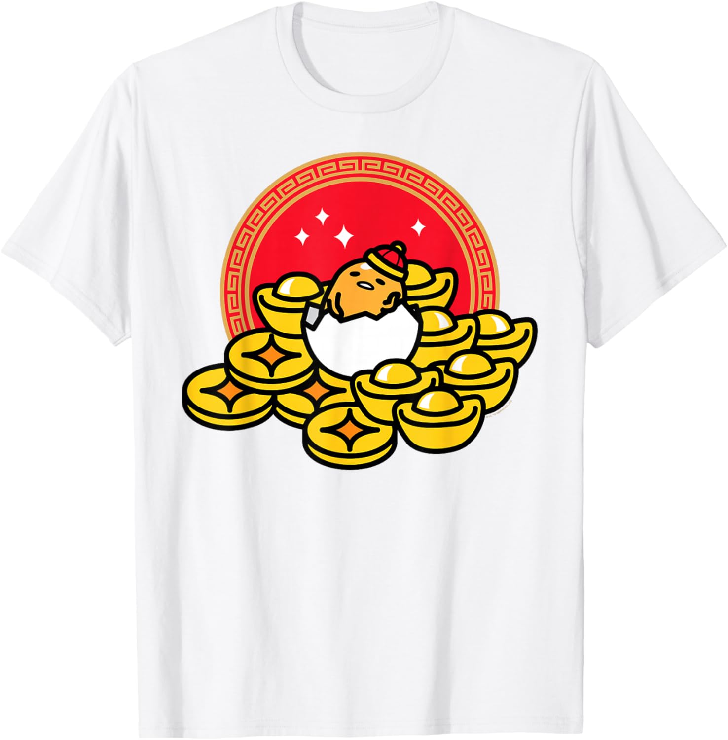 Gudetama the Lazy Egg Lunar New Year T-Shirt for a Festive Celebration - 7