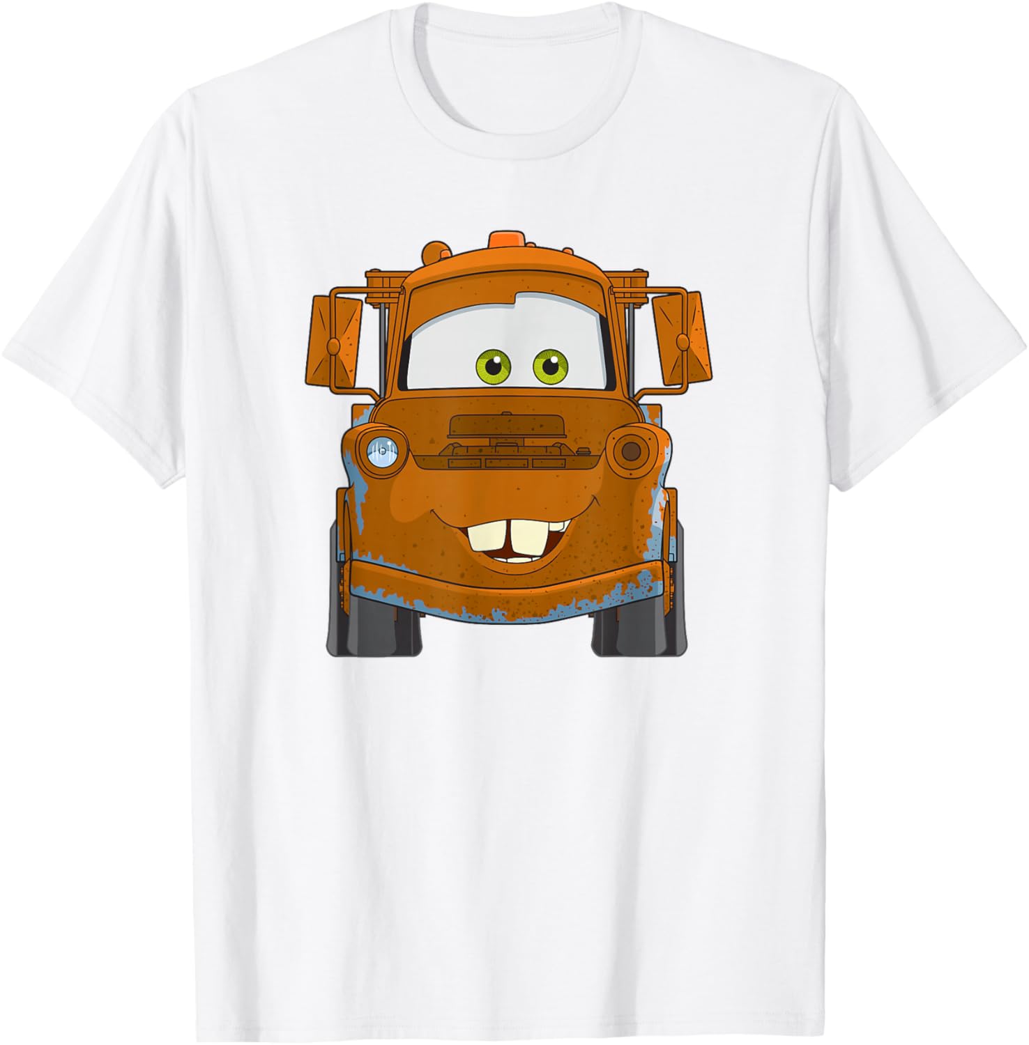 Disney Pixar Cars Mater Big Truck Face T-Shirt for Kids and Adults - 2
