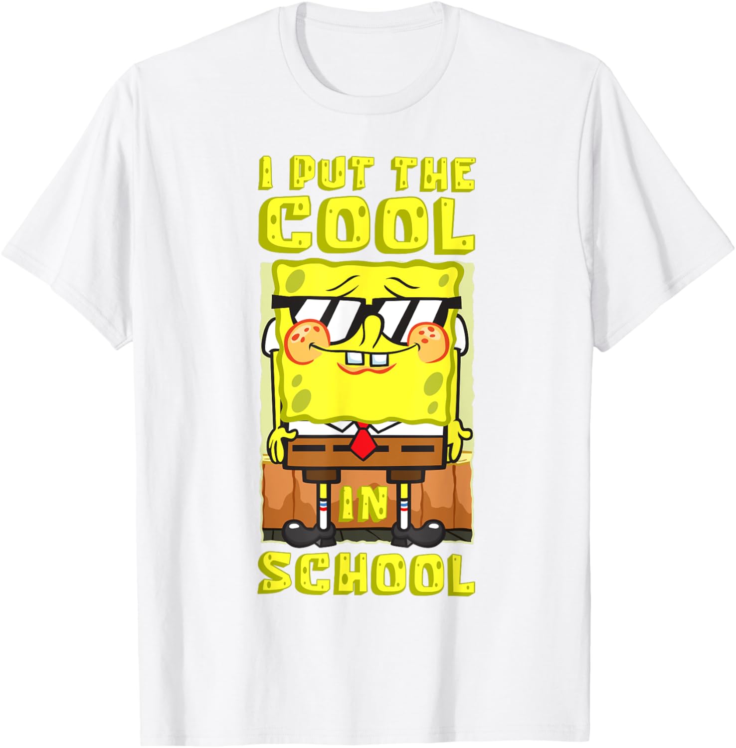 Mademark SpongeBob Back To School Boys Gift T-Shirt Cool School Style - 8