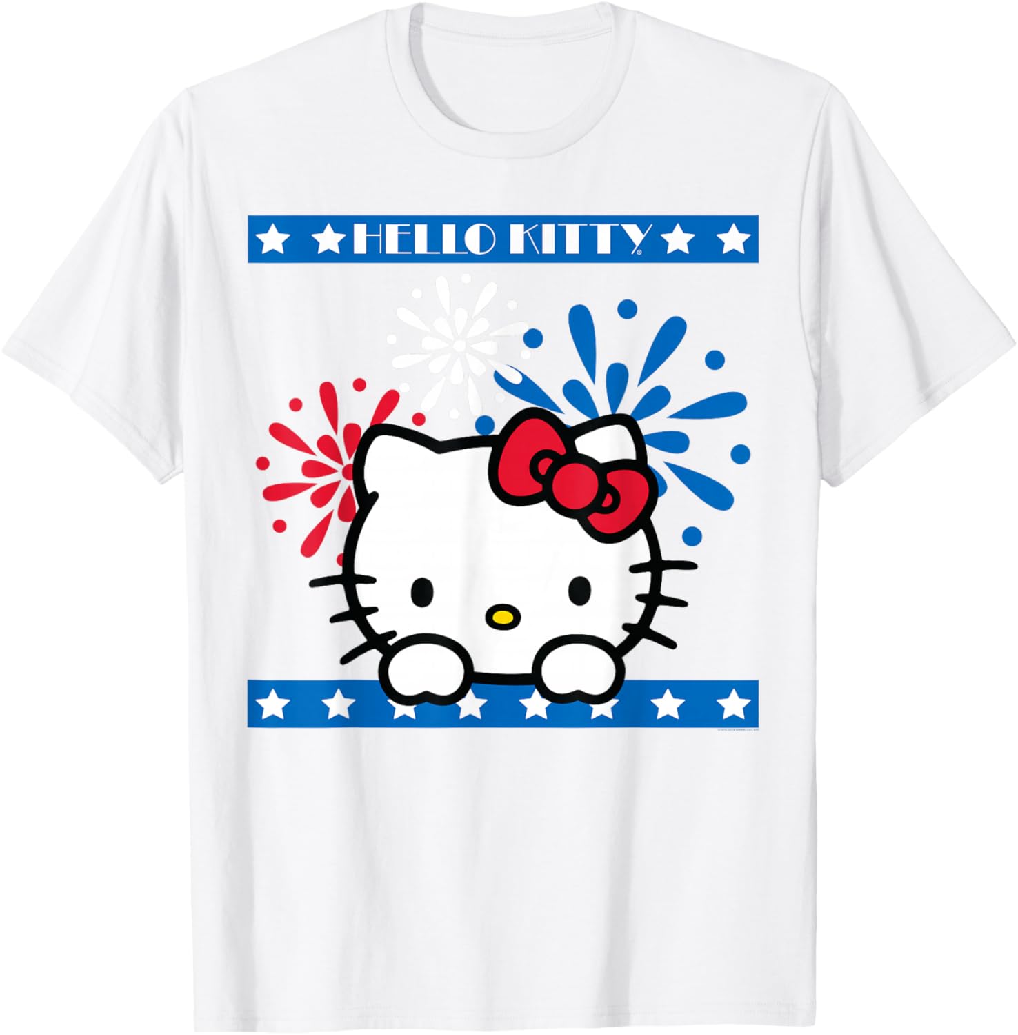 Hello Kitty Fireworks 4th of July T-Shirt for Women Girls Men Kids - 11