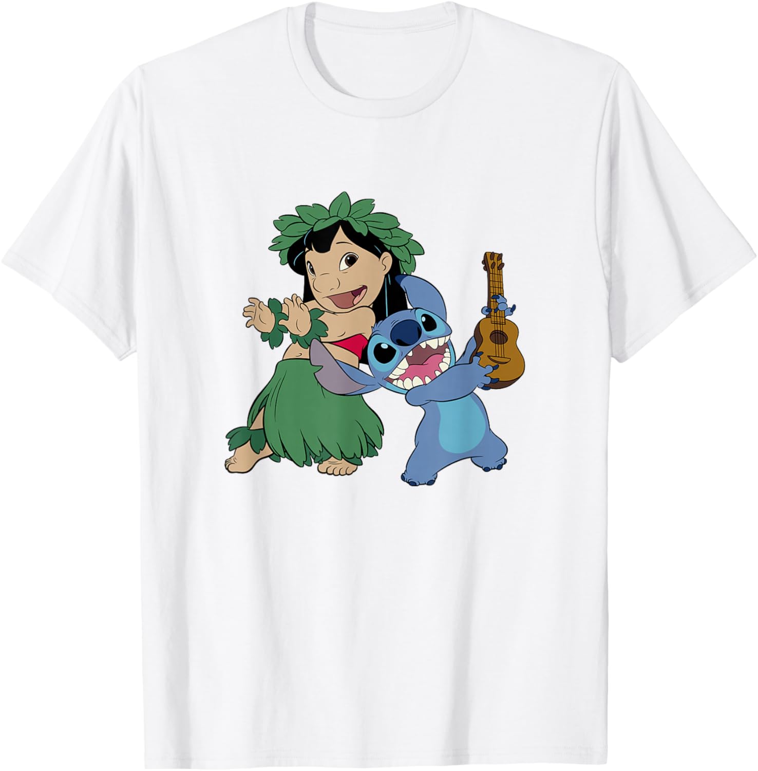 Disney Lilo & Stitch Tropical Hula Lessons Duo T-Shirt for Fun Adventures - 6