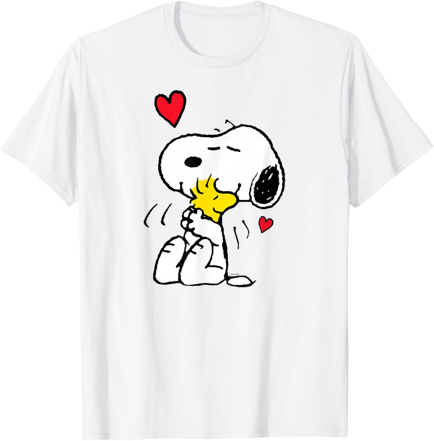 Peanuts Valentine Snoopy and Woodstock Cute Love T-Shirt for Kids - 11