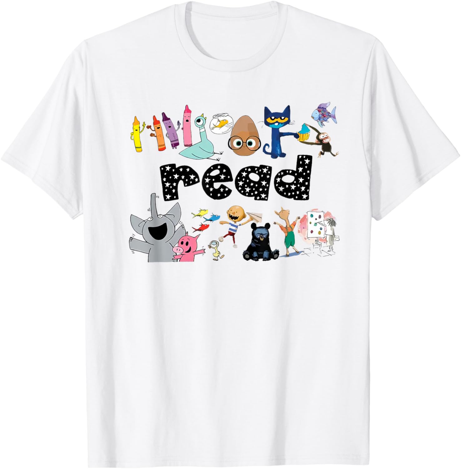 Read Children's Books Teacher T-Shirt for Book Lovers and Educators - 2