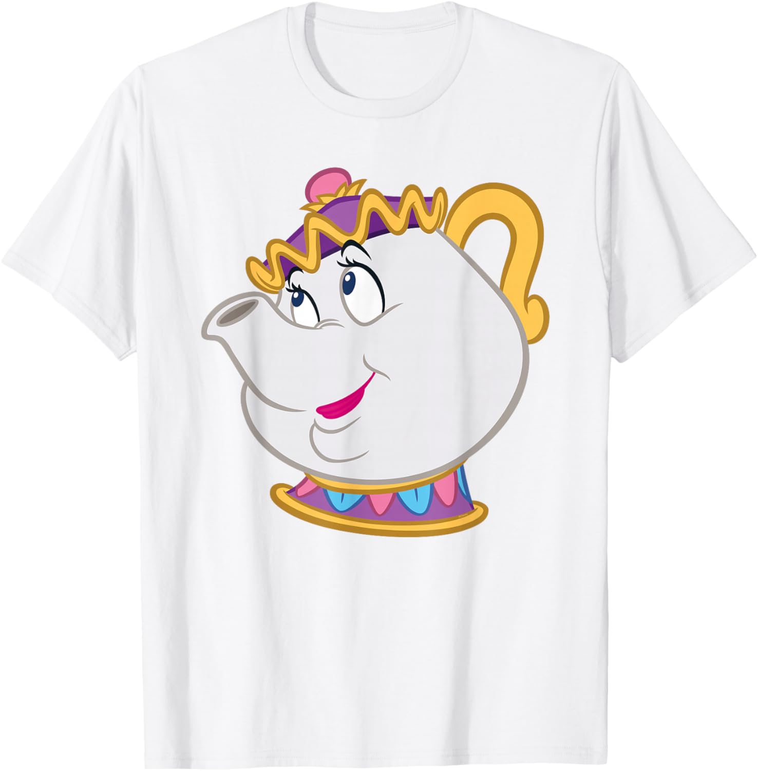 Disney Beauty and the Beast Mrs. Potts Big Face Costume T-Shirt for Fans - 28