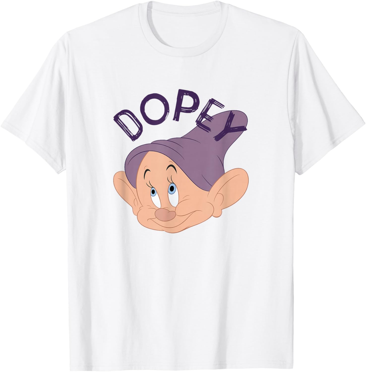 Disney Snow White Dopey Face T-Shirt for Kids and Adults - Fun Apparel - 8