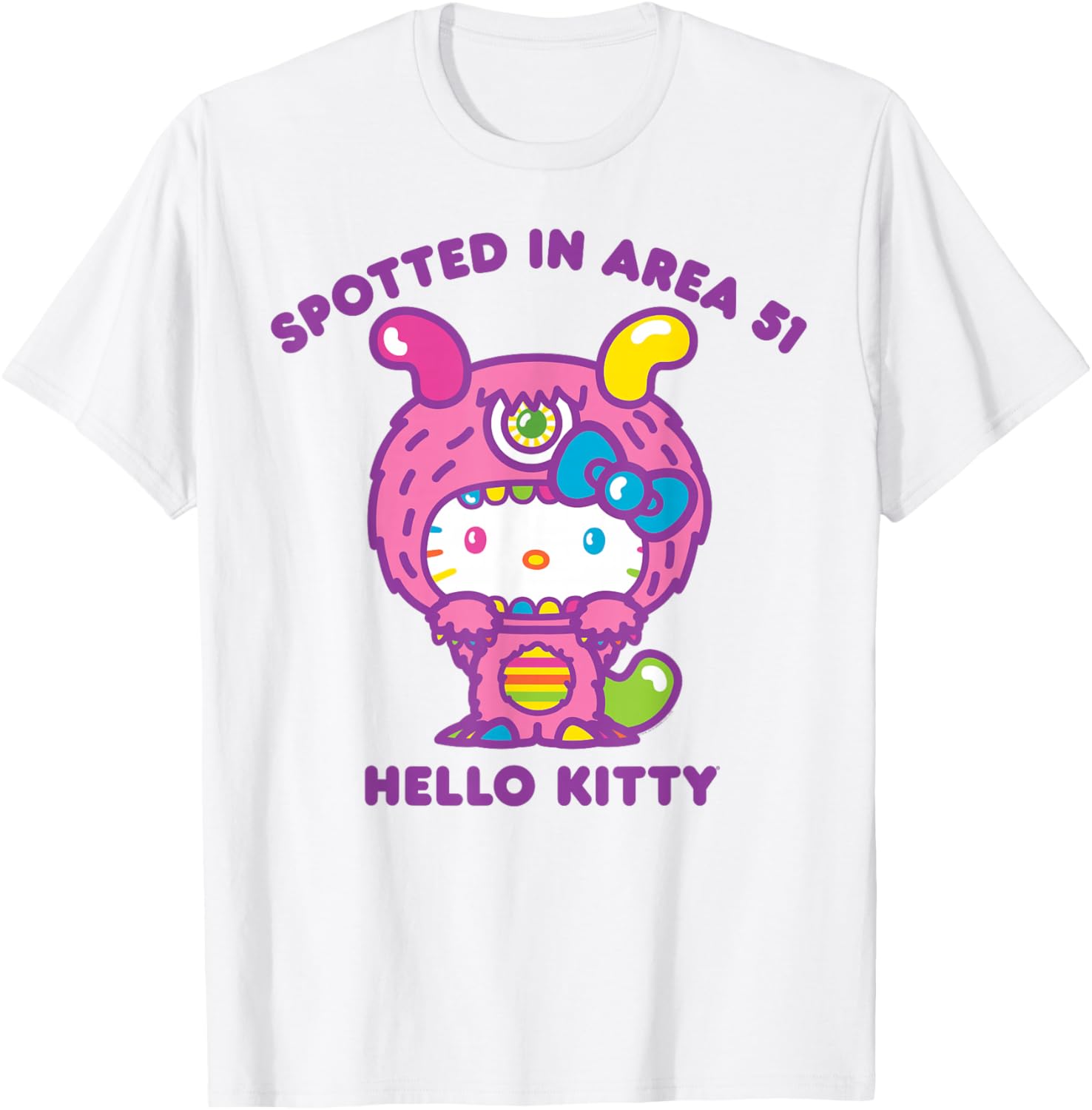Hello Kitty Area 51 Alien Sighting T-Shirt for Fun Fashion Lovers - 10
