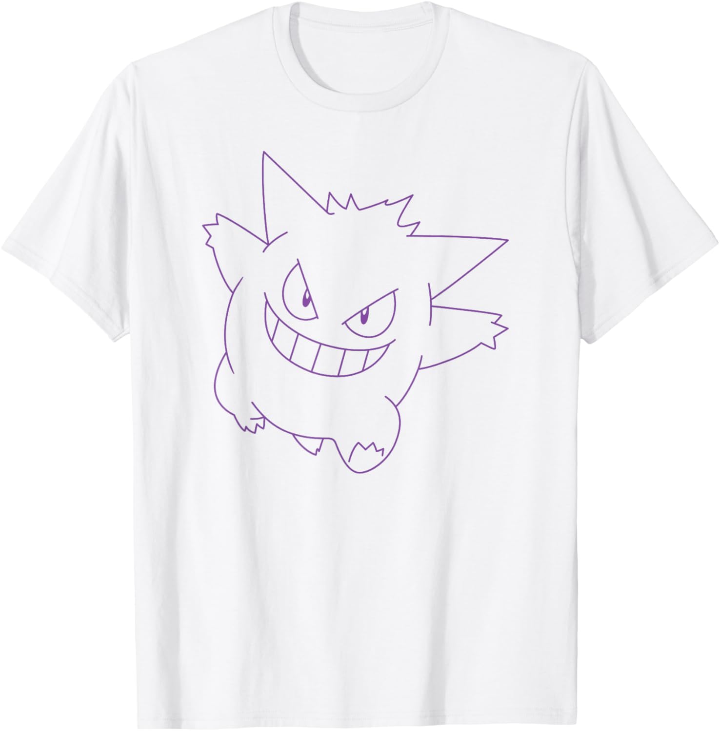 Pokémon Gengar Big Face T-Shirt Fun Graphic Tee for Fans and Collectors - 6