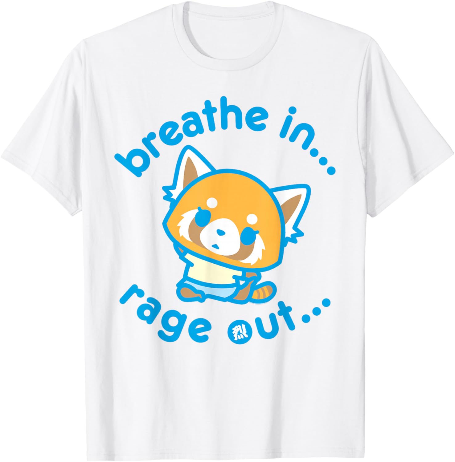 Aggretsuko Yoga Breathe In Rage Out T-Shirt for Fans and Yoga Lovers - 5