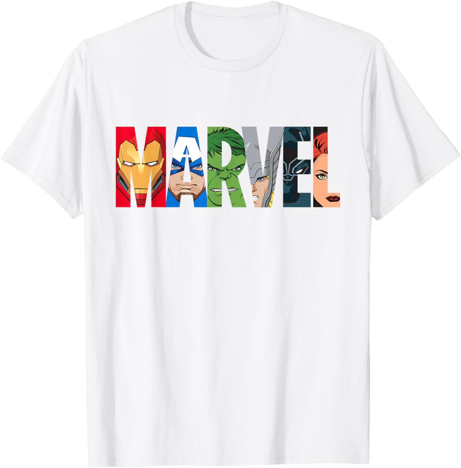 Marvel Avengers Super Heroes Logo T-Shirt for Fans and Collectors - 9