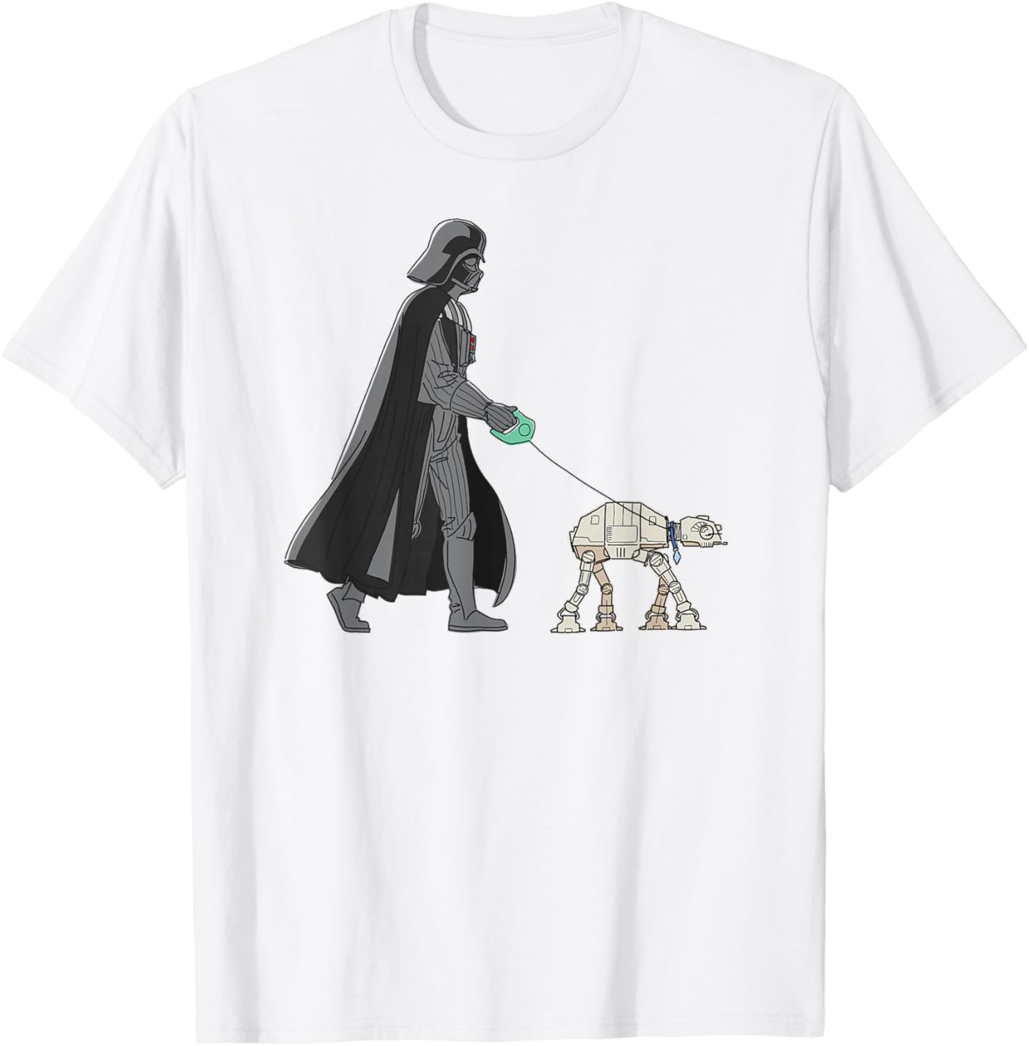 Darth Vader Dog Walker Meme T-Shirt for Star Wars Fans and Pets Lovers - 23