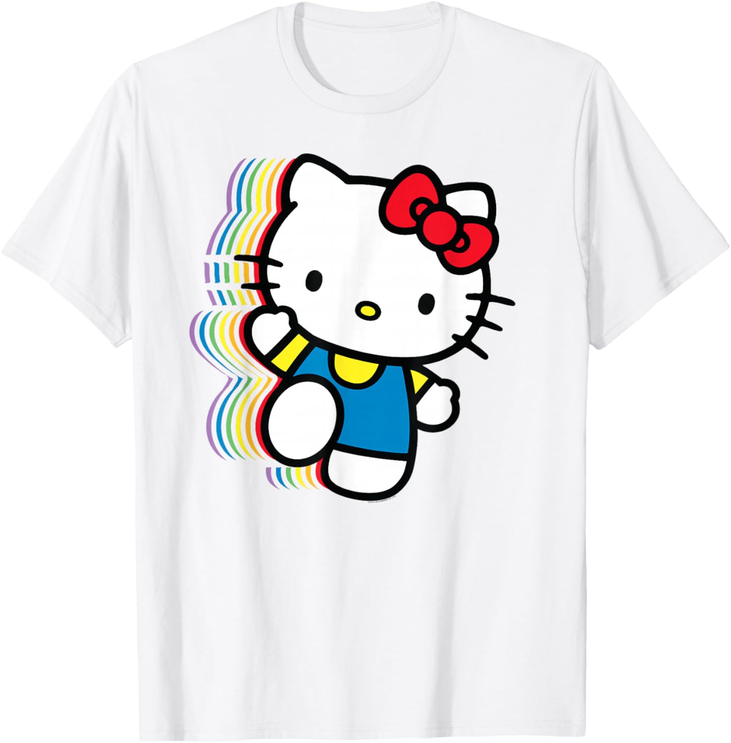Hello Kitty Rainbow T-Shirt for Kids - Cute and Colorful Fashion Wear - 9