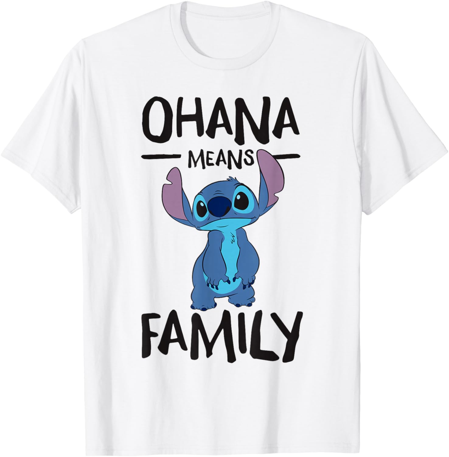 Lilo & Stitch Ohana Family T-Shirt for Fun Casual Wear - 6