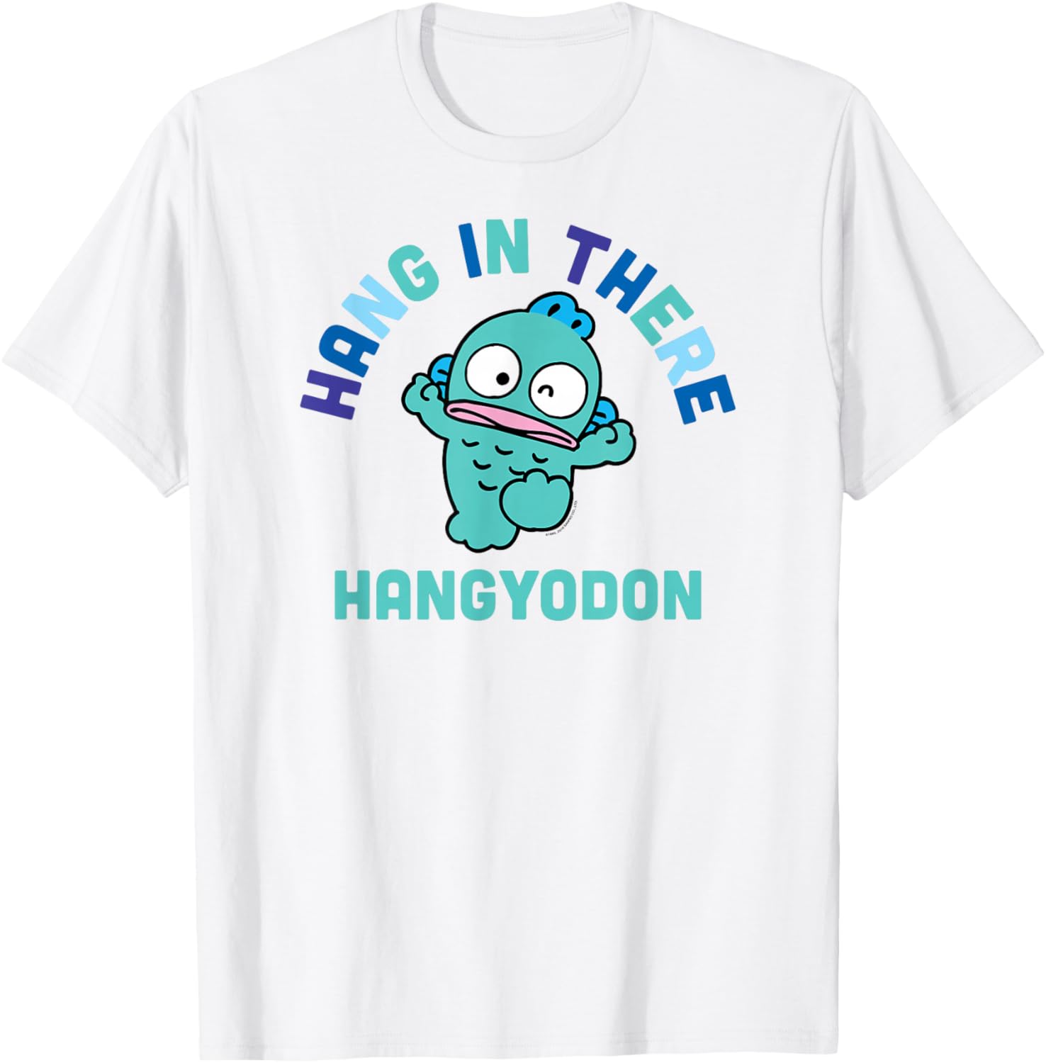 Hangyodon Hang in There T-Shirt Cute Graphic Tee for Everyday Wear - 20