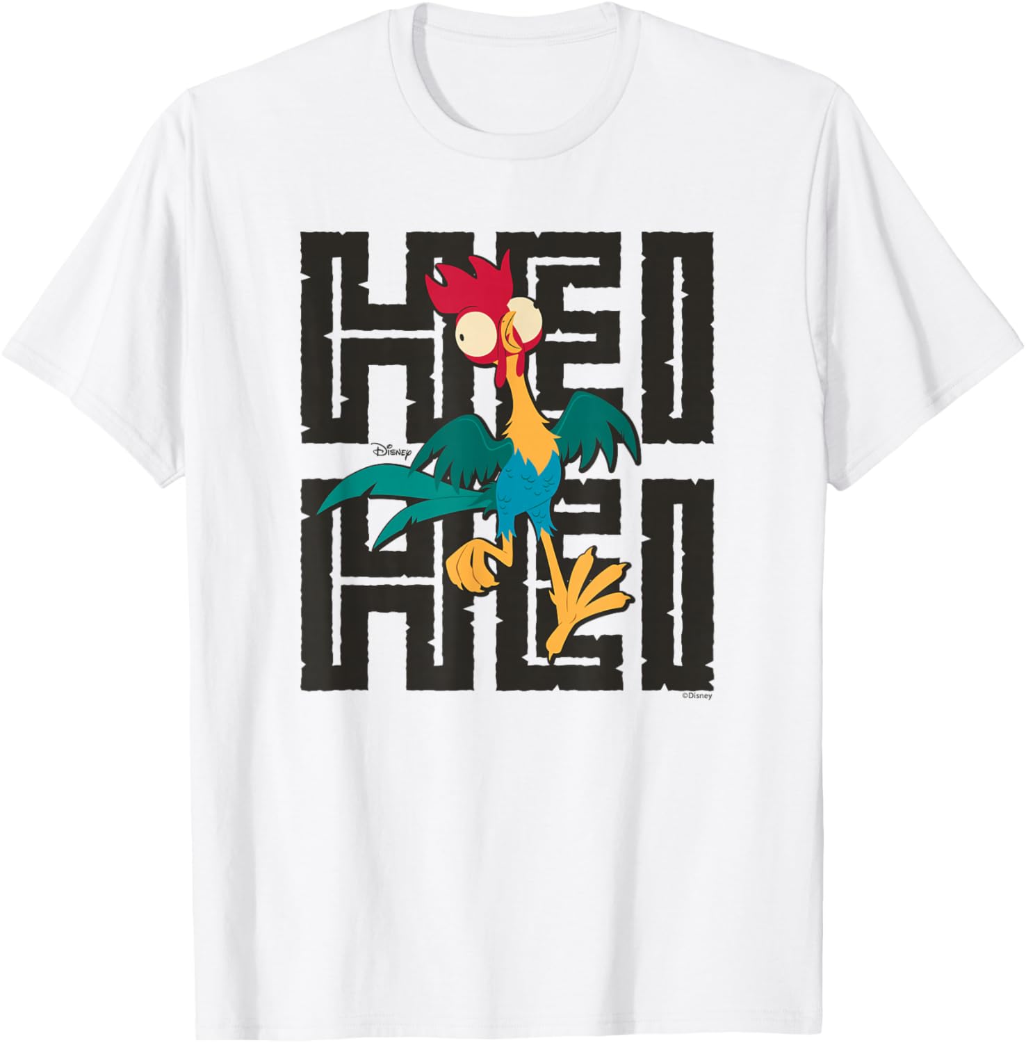 Moana Hei Hei Rooster T-Shirt for Kids and Adults, Fun Graphic Tee - 1