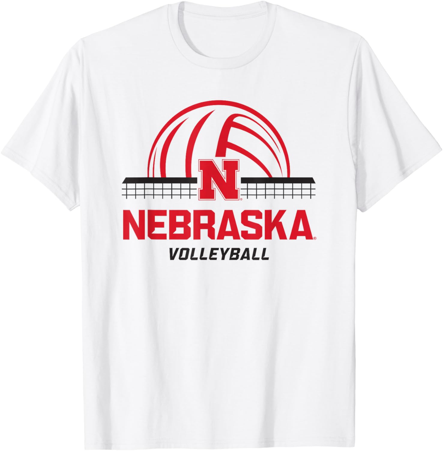 Official Nebraska Cornhuskers Volleyball Smash T-Shirt for Fans - 2
